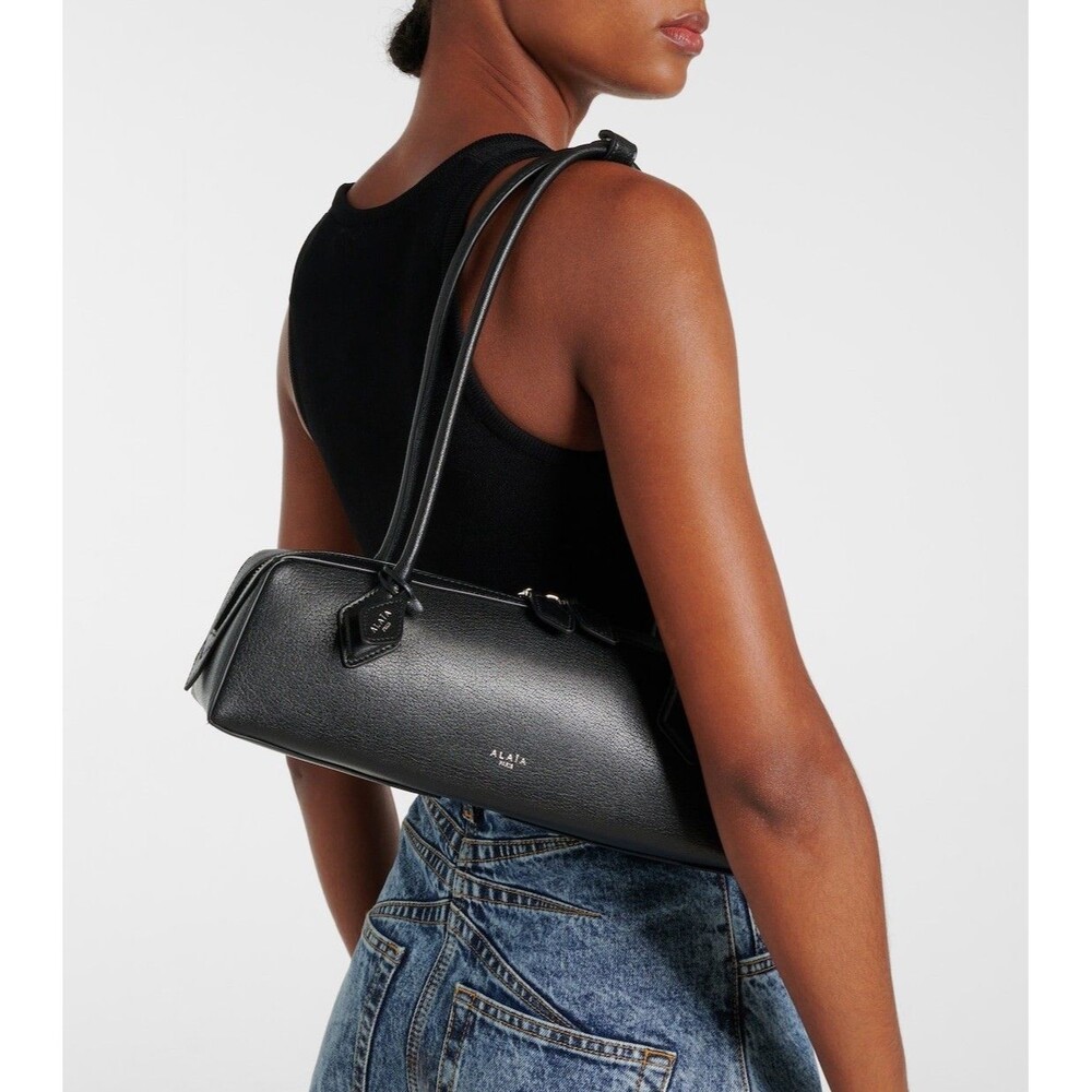 Alaia Black Le Teckel Medium Shoulder Bag MSRP $3050